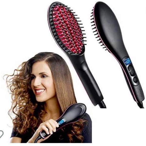 Hair Straightener Brush - Picture 1 of 10